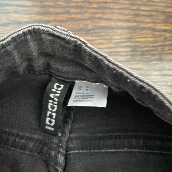 H&M grey jeans great condition sUS 6 - Picture 2 of 4